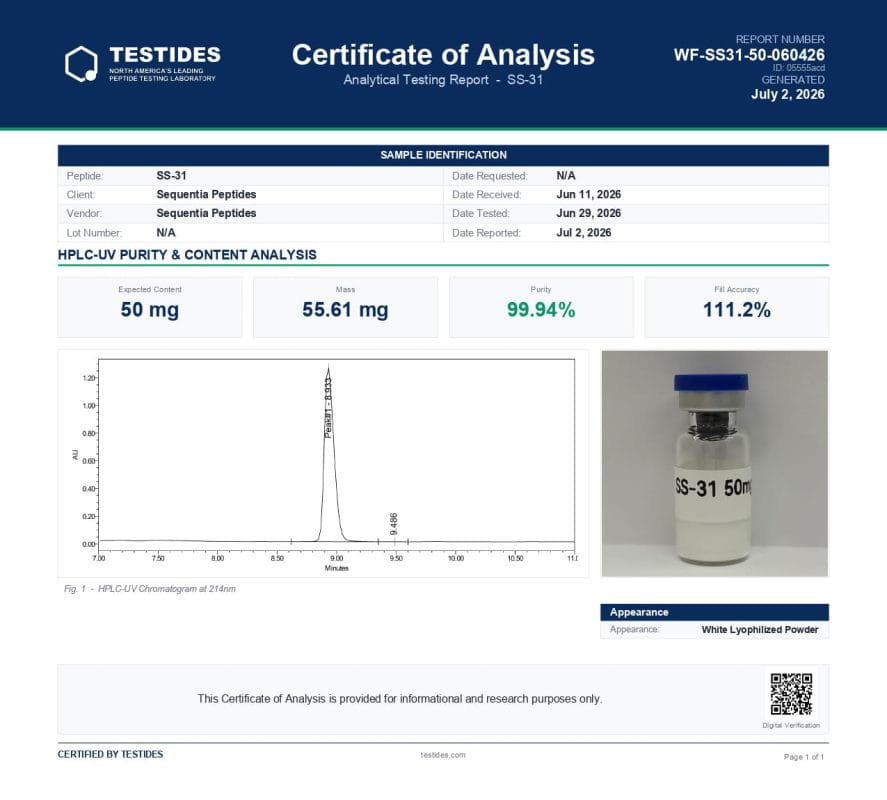 buy ss 31 peptide